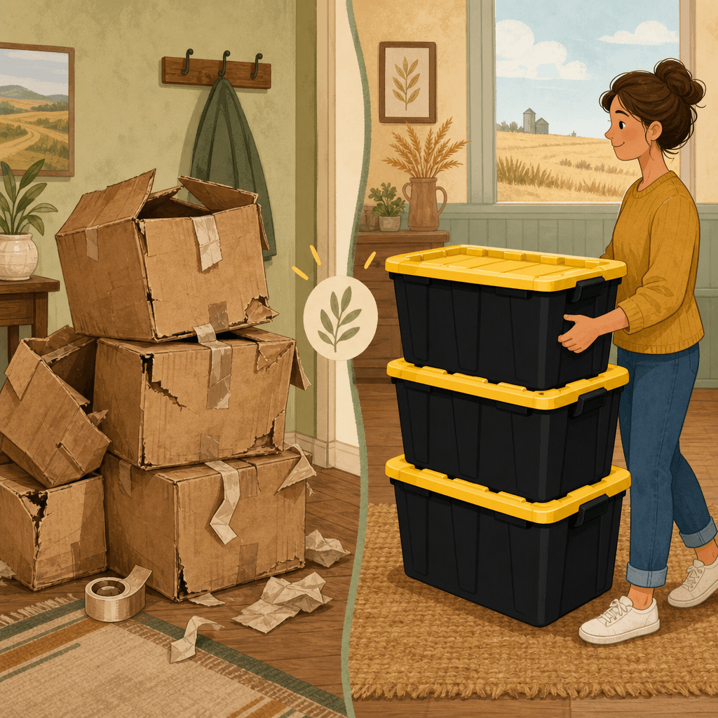 Reusable moving totes vs moving-boxes